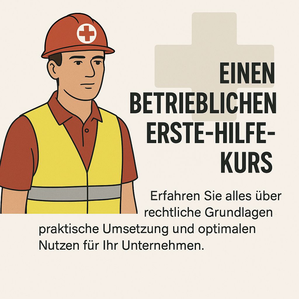 Teilnehmer eines Erste-Hilfe-Kurses im Betrieb