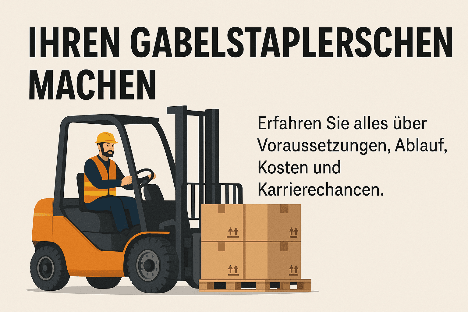 Gabelstaplerschein machen: Der komplette Leitfaden 2025