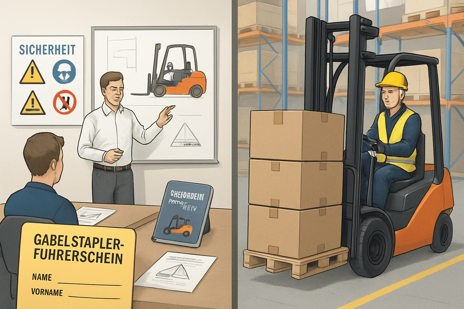 Staplerschein Ausbildung: Alles, was du wissen musst