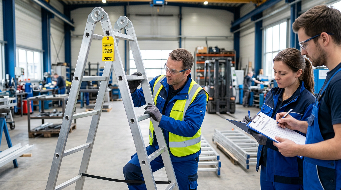 Schulungsinhalte für befähigte Person Leitern und Tritte