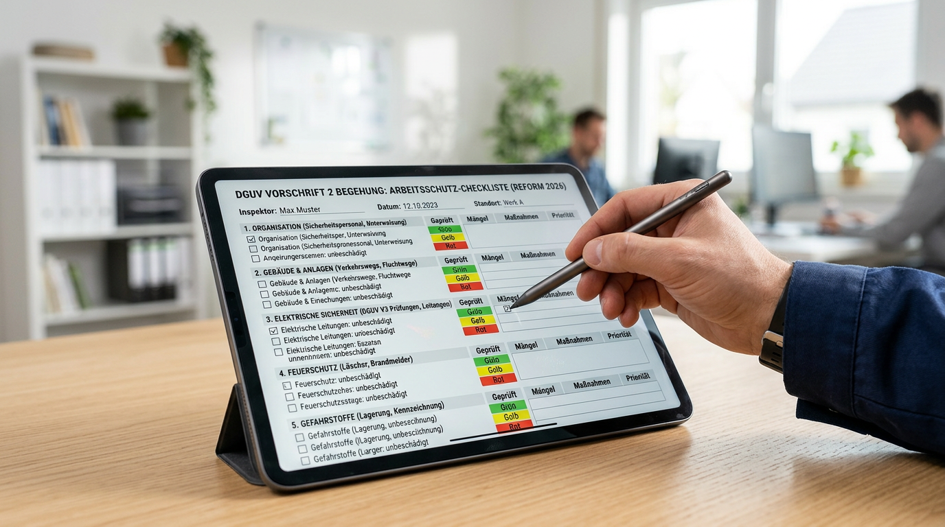 Was sich 2026 mit der DGUV Vorschrift 2 ändert