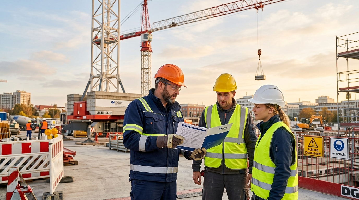 Kransicherheit und DGUV-Vorschriften im Betrieb — Übersicht für Verantwortliche