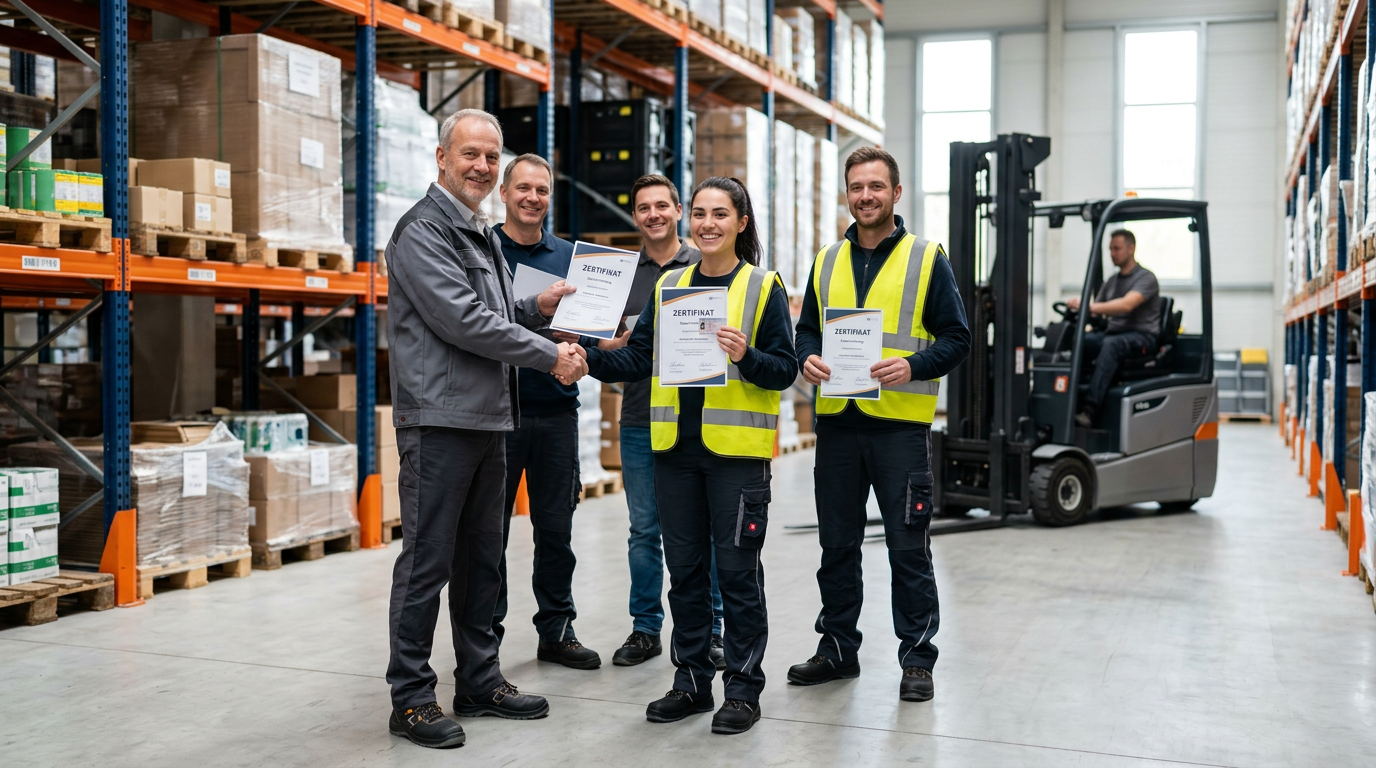 Kostenvergleich: Staplerschulung vs. Unfallkosten im Lager