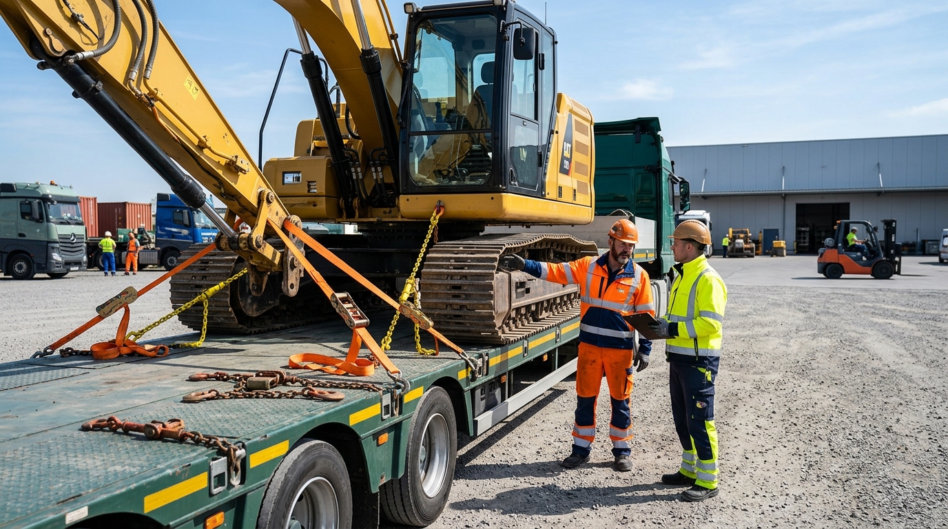 Praktische Unterweisung zur Ladungssicherung im Betrieb