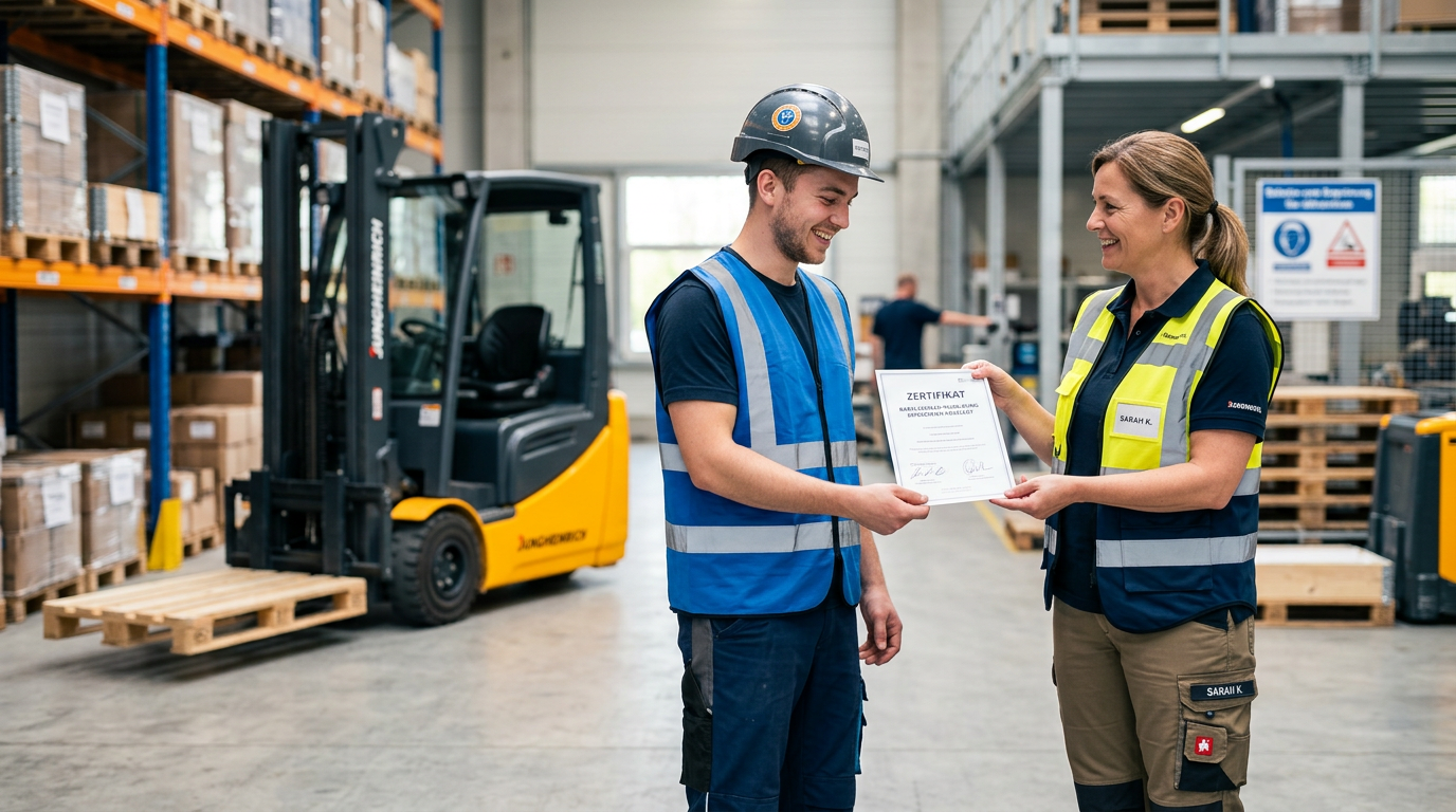 Typische Fehler beim Staplerfahren im Lager