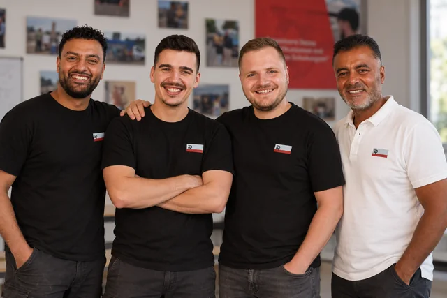 Das Team von AiD in seinem Schulungsraum